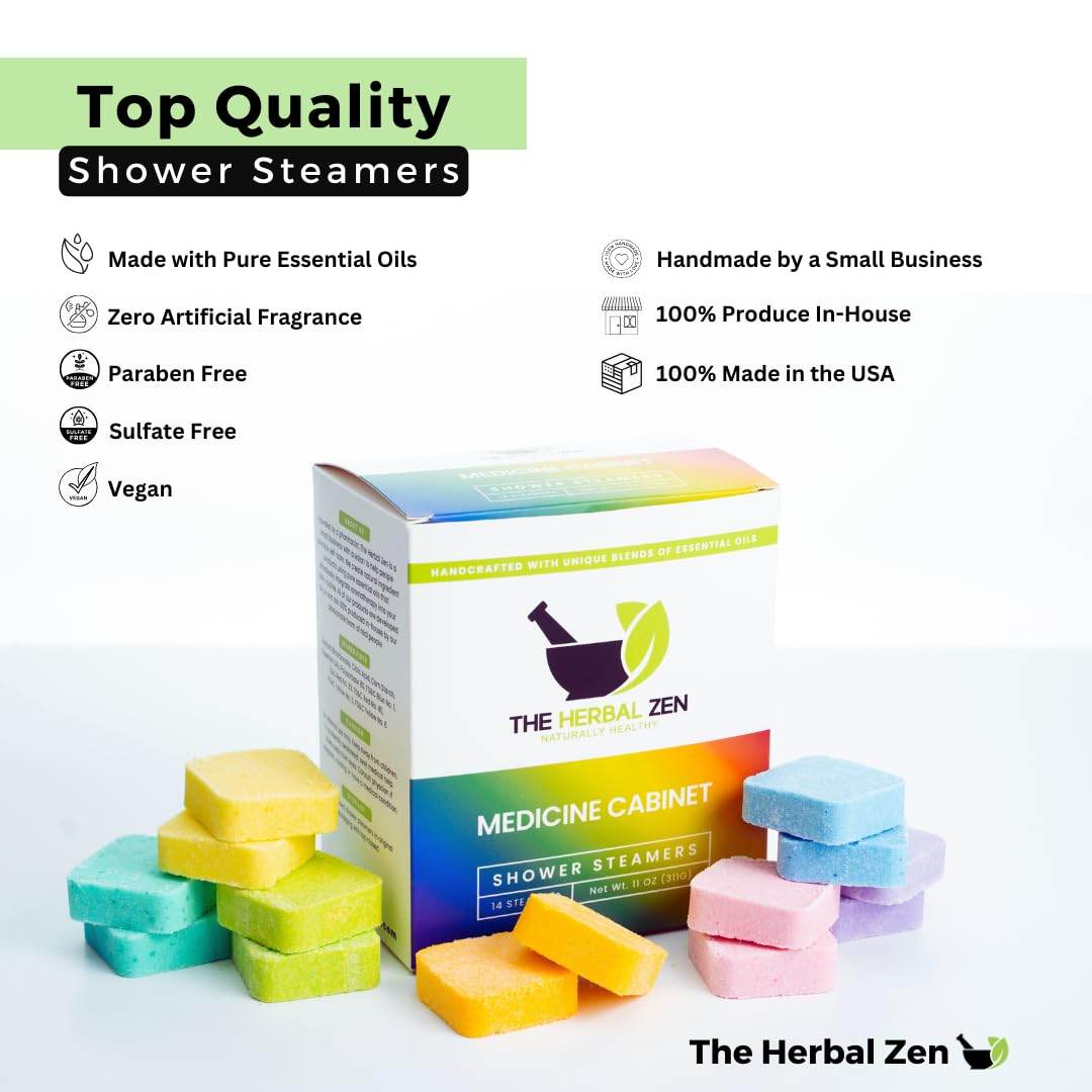 Shower Steamers Aromatherapy Variety Pack - Shower Bombs Made in the USA - Aromatherapy Bath Gifts for Women - Shower Steamers for Women - Shower Tablets Christmas Gift Stocking Stuffer - zenfulharmony.com