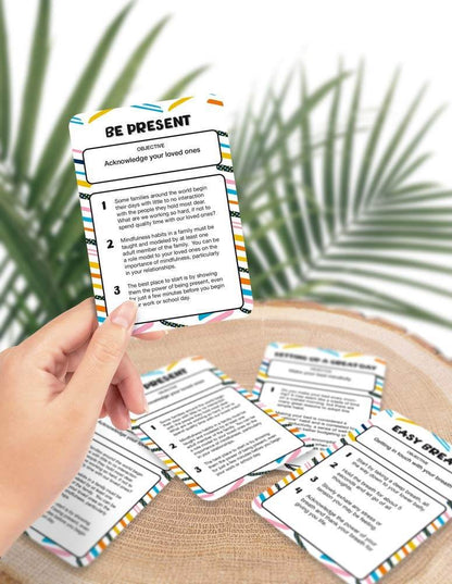 Allura & Arcia 52 Stress Less & Self Care Cards - Mindfulness & Meditation Exercises - Anxiety Relief & Relaxation - zenfulharmony.com