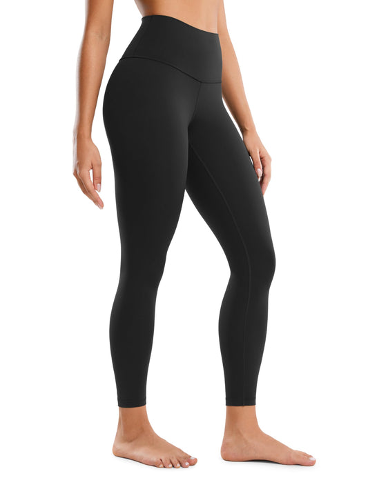 CRZ YOGA Butterluxe High Waisted Lounge Legging 25" - Workout Leggings for Women Buttery Soft Yoga Pants Black Medium - zenfulharmony.com