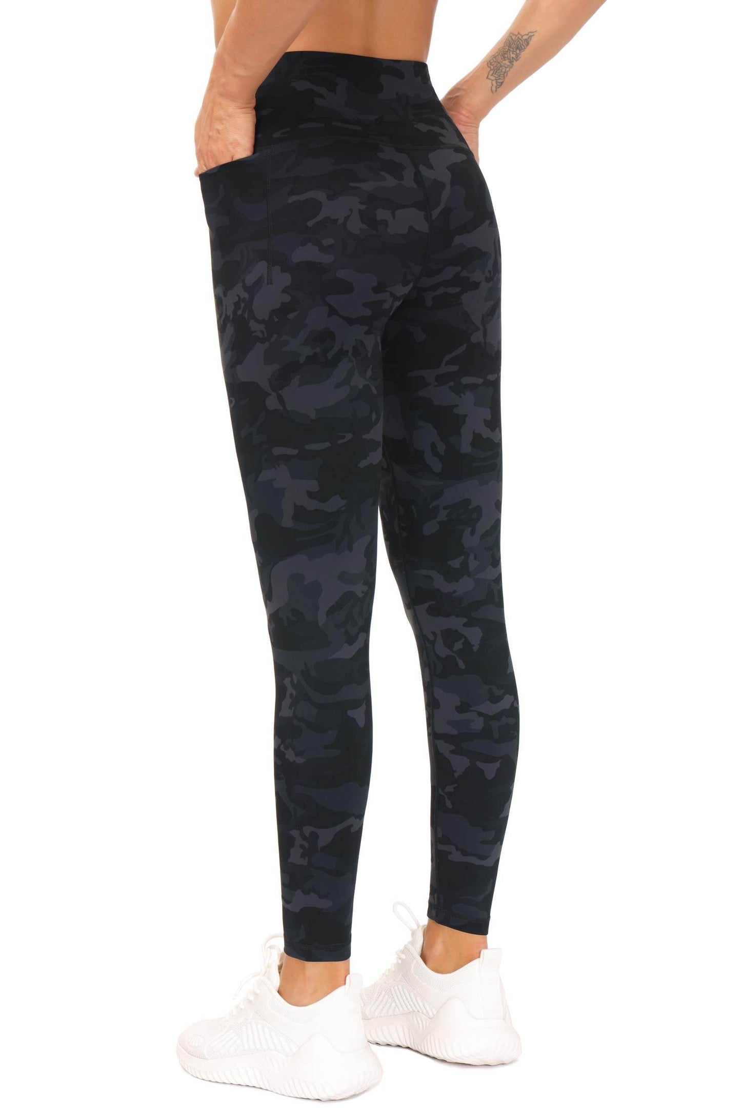 THE GYM PEOPLE Tummy Control Workout Leggings with Pockets High Waist Athletic Yoga Pants for Women Running, Fitness - zenfulharmony.com