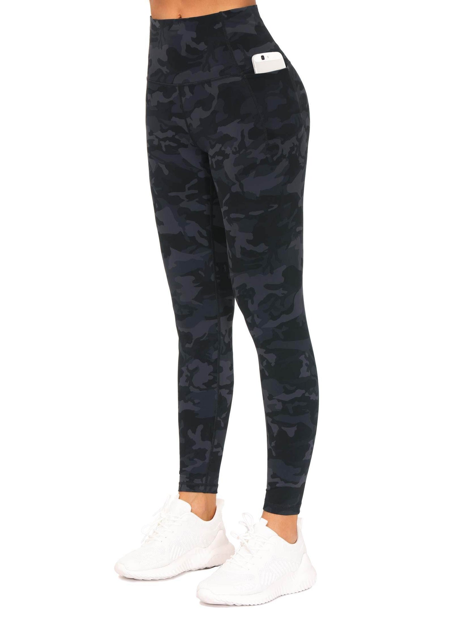 THE GYM PEOPLE Tummy Control Workout Leggings with Pockets High Waist Athletic Yoga Pants for Women Running, Fitness - zenfulharmony.com