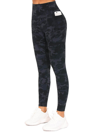 THE GYM PEOPLE Tummy Control Workout Leggings with Pockets High Waist Athletic Yoga Pants for Women Running, Fitness - zenfulharmony.com