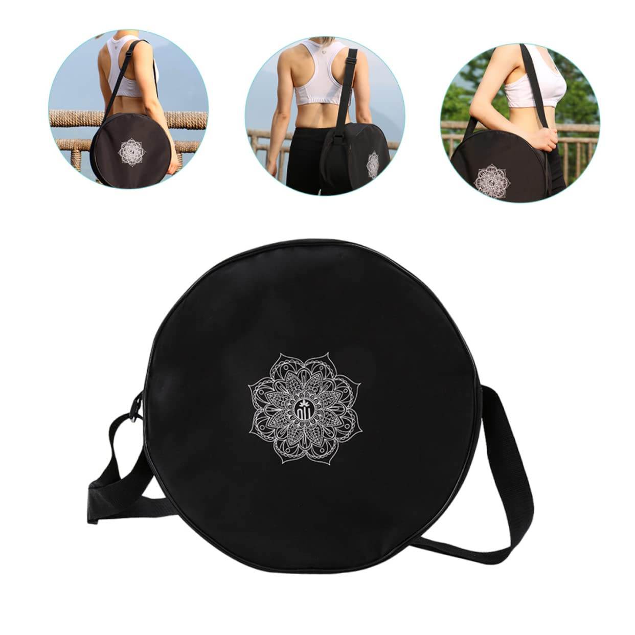 Gogogmee Large Capacity Yoga Block Storage Carrier Bag Sling for Yoga Mats and Accessories Versatile Organizer for Back Roller and Sports Gear - zenfulharmony.com