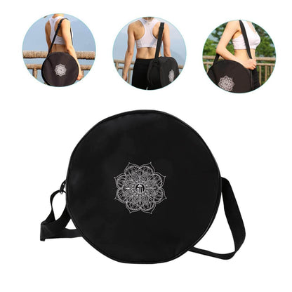 Gogogmee Large Capacity Yoga Block Storage Carrier Bag Sling for Yoga Mats and Accessories Versatile Organizer for Back Roller and Sports Gear - zenfulharmony.com