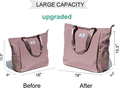 ESVAN Yoga Mat Bag Yoga Tote Carrier Shoulder Bag Carryall Tote for Office,Yoga,Pilates,Travel,Beach and Gym - zenfulharmony.com