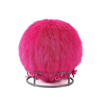 J&V TEXTILES 65 Inch Posture Fuzzy Exercise Yoga Ball Chair Set (Pink) - zenfulharmony.com