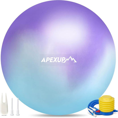 APEXUP Yoga Ball Exercise Ball, Pilates Ball, Anti Slip Stability Ball, Heavy Duty Gym Ball for Fitness, Balance, Core Workout, Physical Therapy - zenfulharmony.com