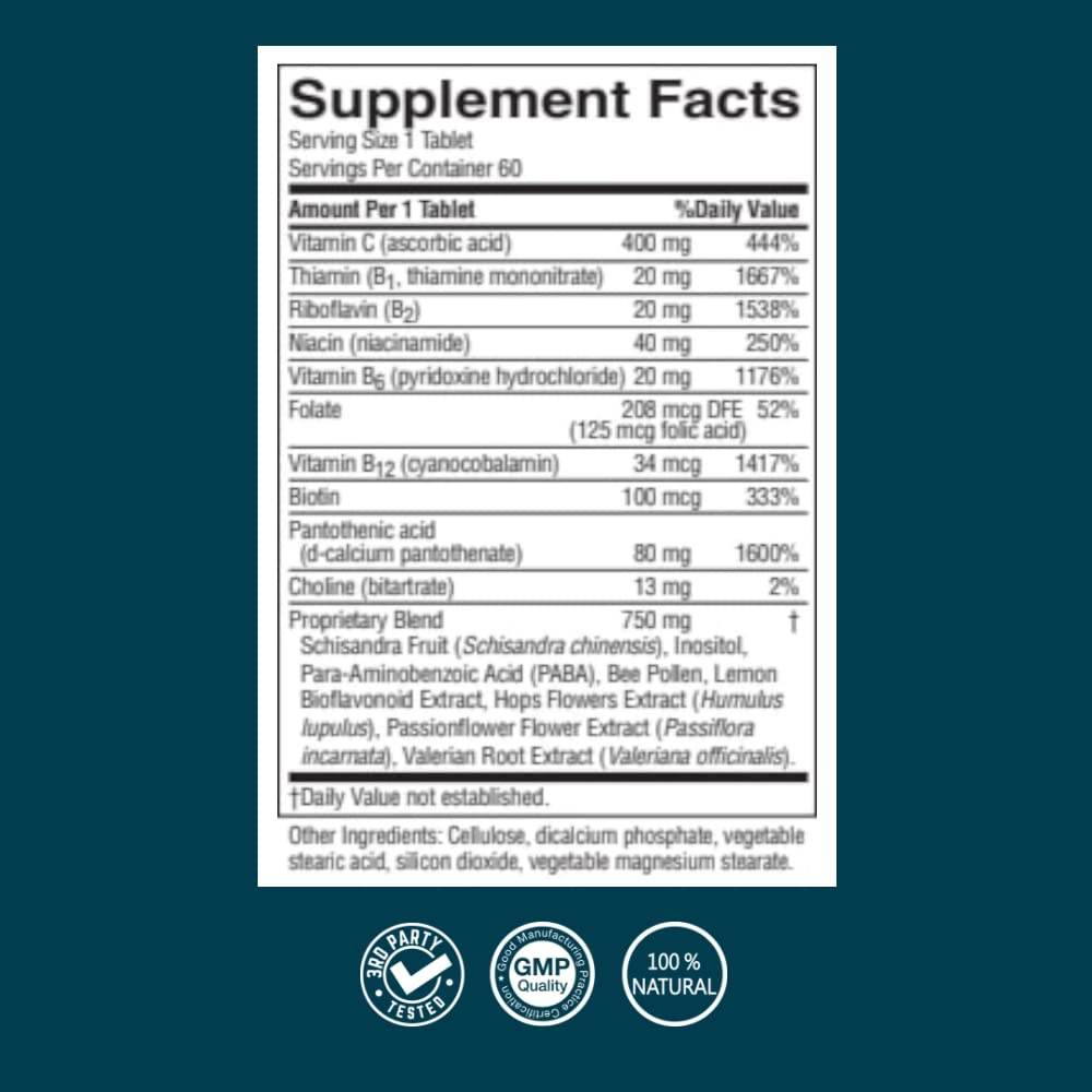 Nature's Sunshine Nutri-Calm - Herbal Stress Relief Supplement, Natural Relief for Adults, Happy Pills for Stress, Sleep & Mood Support, Mood Boost - 100 Tablets - zenfulharmony.com
