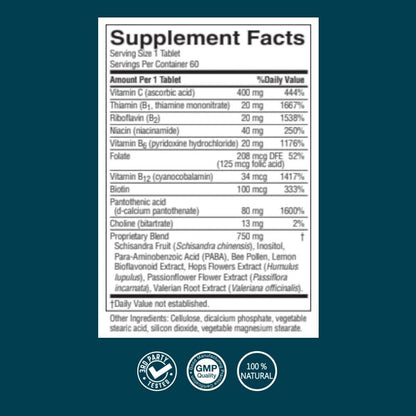 Nature's Sunshine Nutri-Calm - Herbal Stress Relief Supplement, Natural Relief for Adults, Happy Pills for Stress, Sleep & Mood Support, Mood Boost - 100 Tablets - zenfulharmony.com