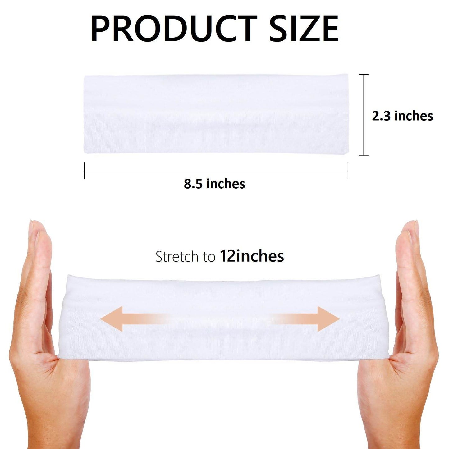 Headbands for Women 16 Pack Elastic Hair Bands for Women' Hair Non Slip Soft Cloth Fabric Headbands Women Hair Accessories, Black White Gray Women Headbands - zenfulharmony.com