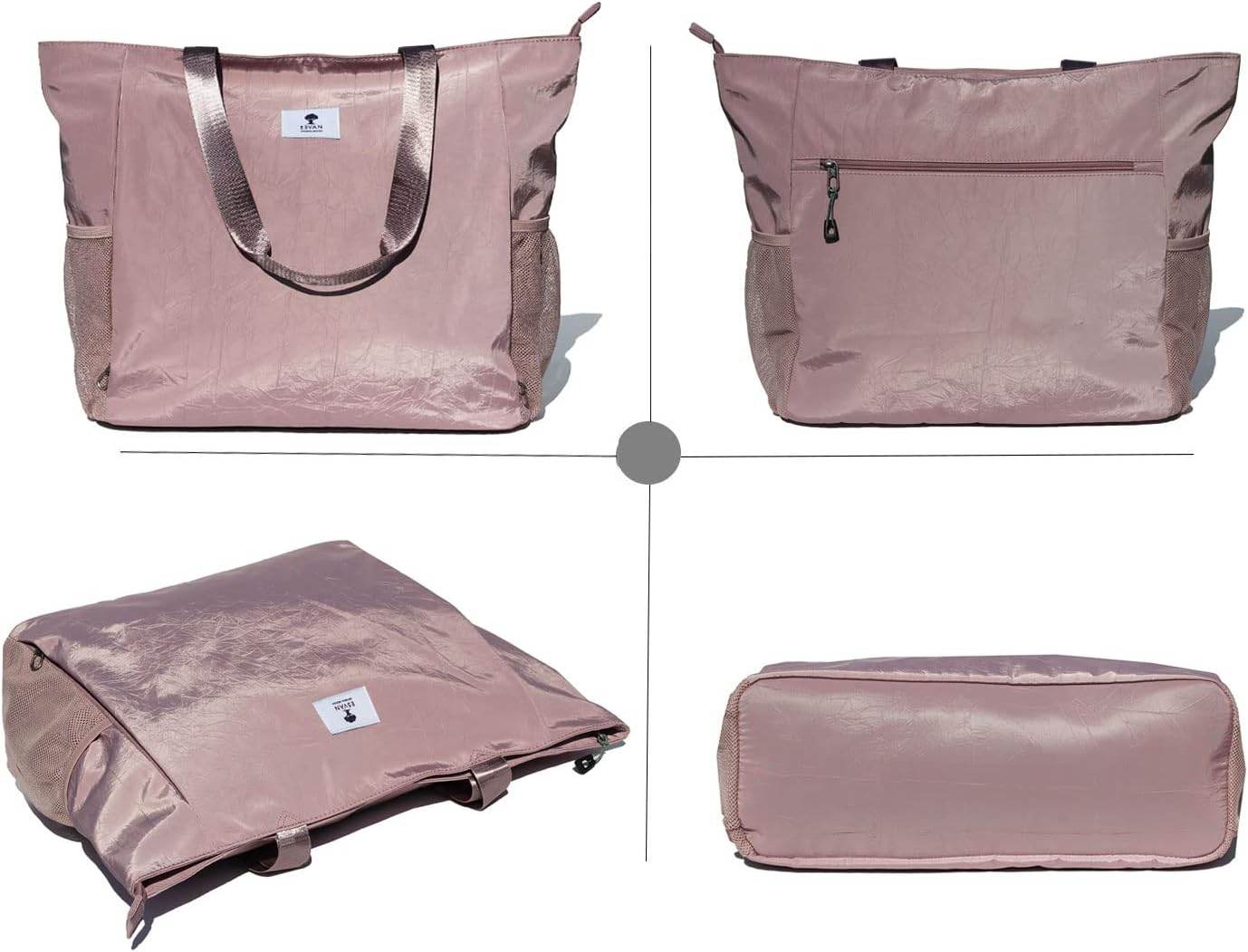 ESVAN Yoga Mat Bag Yoga Tote Carrier Shoulder Bag Carryall Tote for Office,Yoga,Pilates,Travel,Beach and Gym - zenfulharmony.com