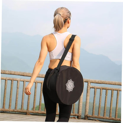 Gogogmee Large Capacity Yoga Block Storage Carrier Bag Sling for Yoga Mats and Accessories Versatile Organizer for Back Roller and Sports Gear - zenfulharmony.com