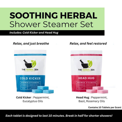 Aromatherapy Shower Steamers Gift Set, Shower Bombs Made in the USA, Relaxation Gift for Women, Lavender Shower Steamers for Women, Eucalytus Shower Steamer, Made in USA Birthday Gifts - zenfulharmony.com