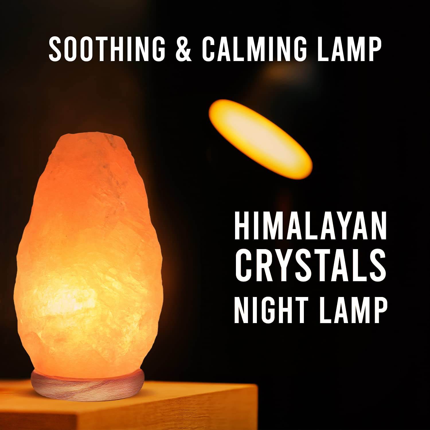 Himalayan Glow Salt Lamp with Dimmer Switch 5-7 lbs - zenfulharmony.com