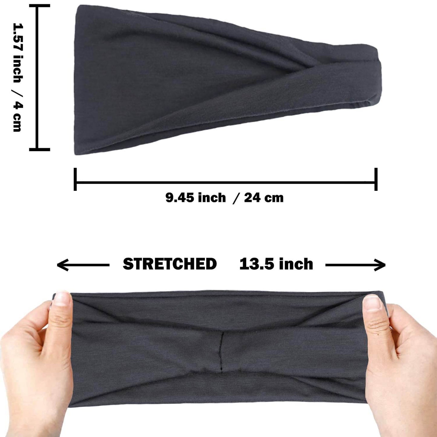 IVARYSS Headbands for Women, Non-Slip, Premium Stretchy Head Bands Hair Accessories,Wear for Yoga, Fashion, Working Out, Travel or Running, 6 Pack, Neutral - zenfulharmony.com