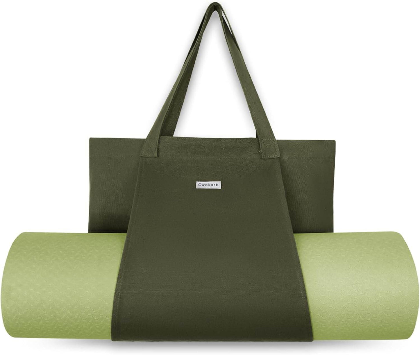 Women Yoga Mat Bag Canvas Tote For, Yoga Bags And Carriers Fits All Your Stuff, Pilates, Travel Office Beach Workout - zenfulharmony.com