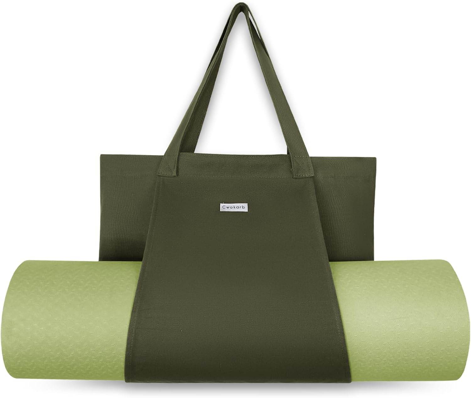 Women Yoga Mat Bag Canvas Tote For, Yoga Bags And Carriers Fits All Your Stuff, Pilates, Travel Office Beach Workout - zenfulharmony.com