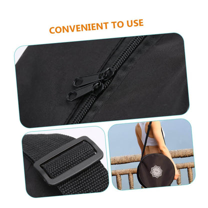 Gogogmee Large Capacity Yoga Block Storage Carrier Bag Sling for Yoga Mats and Accessories Versatile Organizer for Back Roller and Sports Gear - zenfulharmony.com