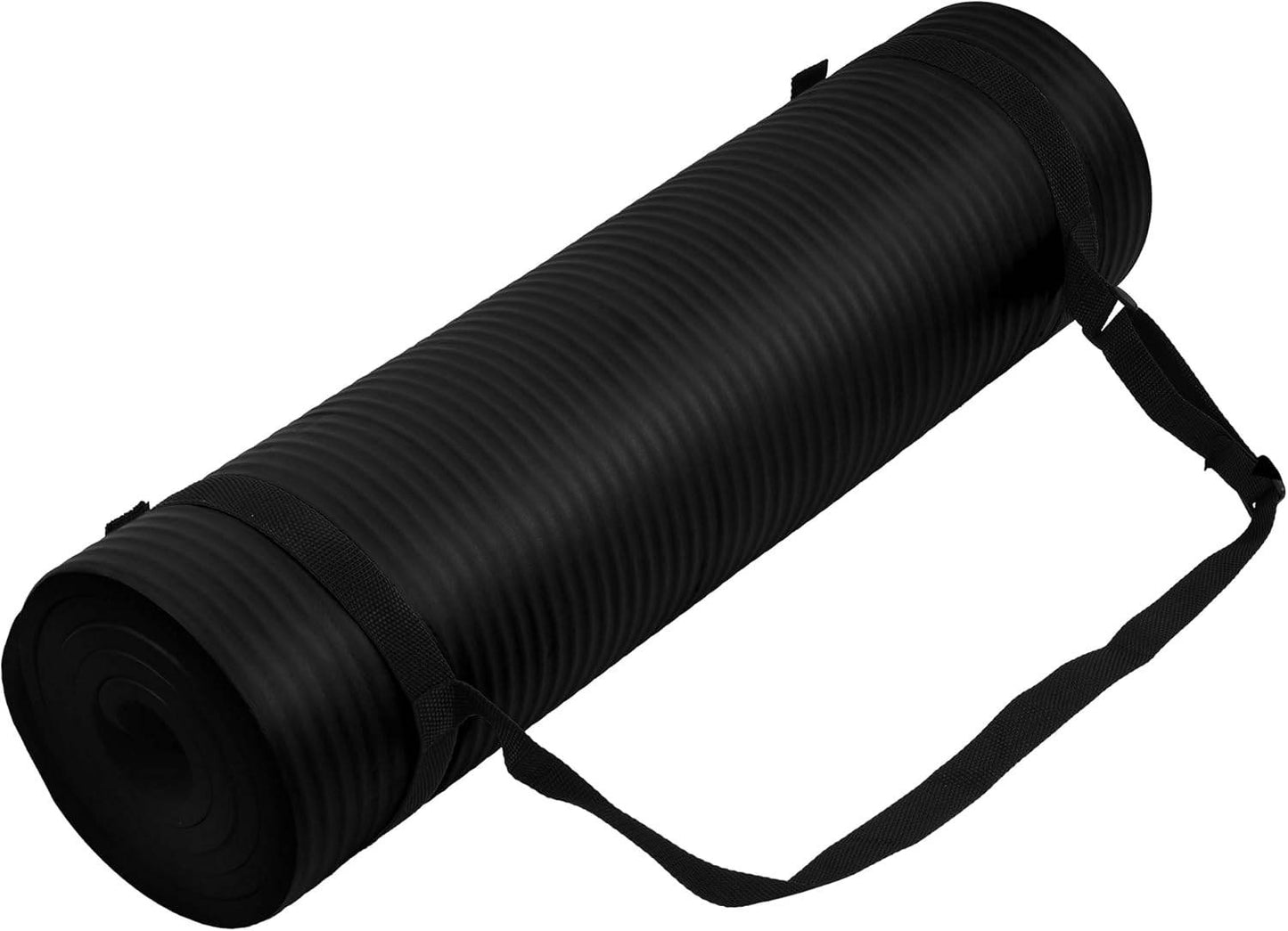 Yoga Mat, 1/2-Inch Extra Thick High Density Exercise Mat, Anti-Tear Exercise Yoga Mat with Carrying Strap, Suitable for Various Yoga Exercises - zenfulharmony.com