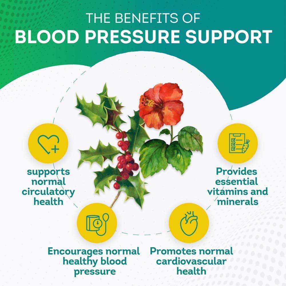 PurePremium Supplements Blood Pressure Supplements with Hawthorn Berry, Hibiscus - Nitric Oxide for Normal Blood Pressure Support w/Vitamin B12 - Garlic Supplements for Normal Nitric Oxide - 90 Caps - zenfulharmony.com