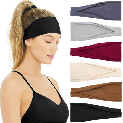 Huachi Non Slip Headbands for Fashion Workout Yoga Sports Exercise Sweatbands Summer Accessories Elastic Bands - zenfulharmony.com