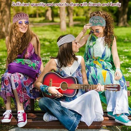 obeoby Headbands for Women, 8 Pack Boho Style Headbands Non Slip Fashion Wide Headband Hair Wrap for Daily Use Sport Yoga Running - zenfulharmony.com