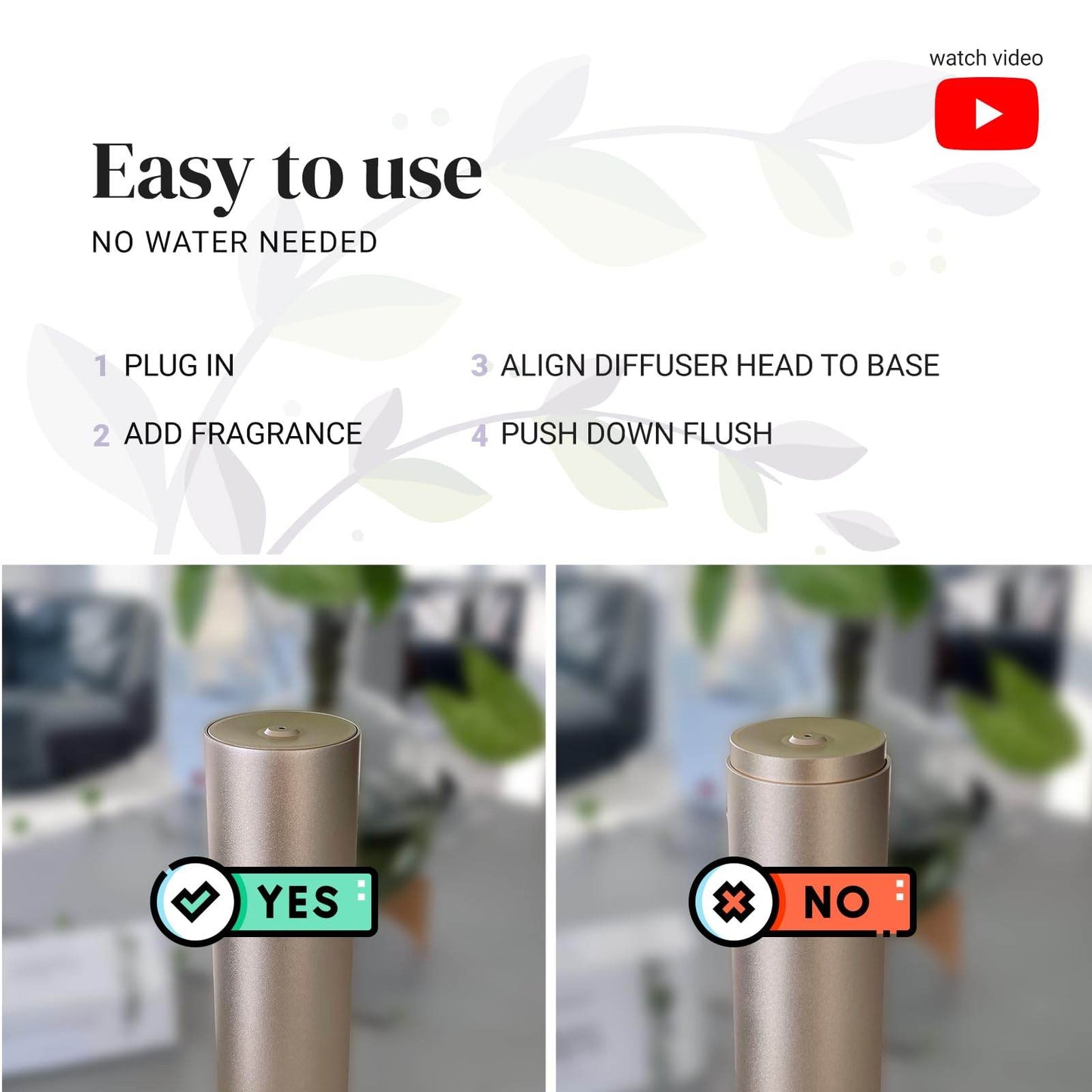 Natscent Dynamo Essential Oil Diffuser for Home with Fragrance Sample, App & Manual Control, Cold-Air Scent Diffusers for Home,Large Room, Hotel Scent Diffuser up to 1000sq.ft. Gold, Aroma Diffusers - zenfulharmony.com