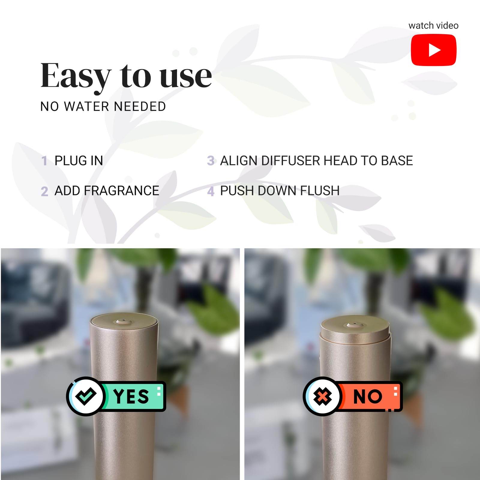 Natscent Dynamo Essential Oil Diffuser for Home with Fragrance Sample, App & Manual Control, Cold-Air Scent Diffusers for Home,Large Room, Hotel Scent Diffuser up to 1000sq.ft. Gold, Aroma Diffusers - zenfulharmony.com