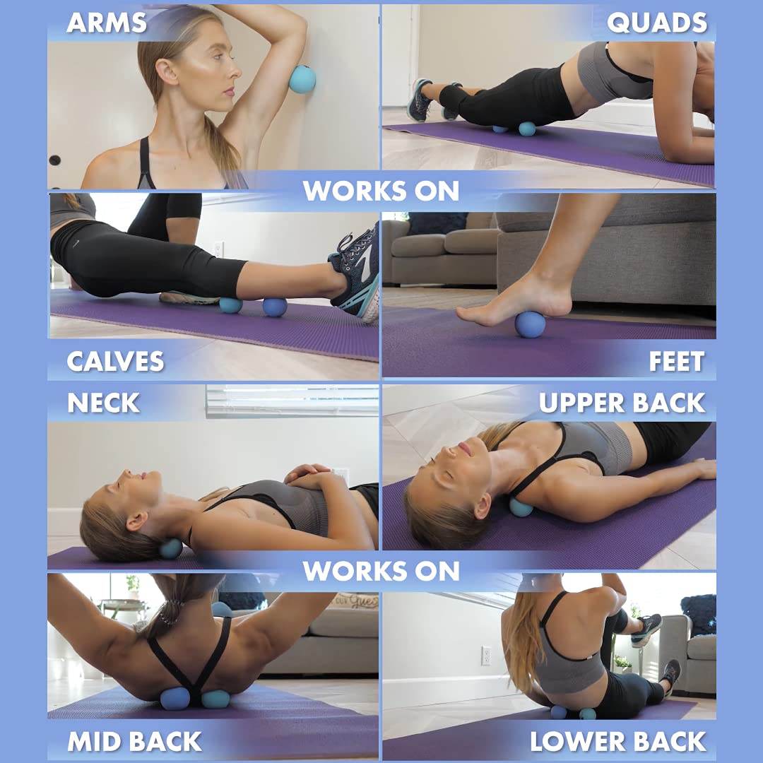 Acupoint Physical Massage Therapy Ball Set - Ideal for Yoga, Deep Tissue Massage, Trigger Point Therapy and Myofascial Release Physical Therapy Equipment - zenfulharmony.com