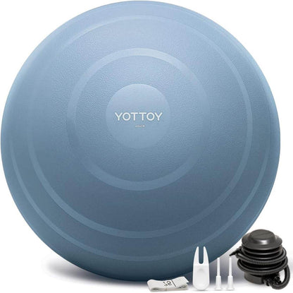 YOTTOY Anti-Burst Exercise Ball for Working Out, Yoga Ball for Pregnancy,Extra Thick Workout Ball for Physical Therapy,Stability Ball for Ball Chair Fitness with Pump - zenfulharmony.com