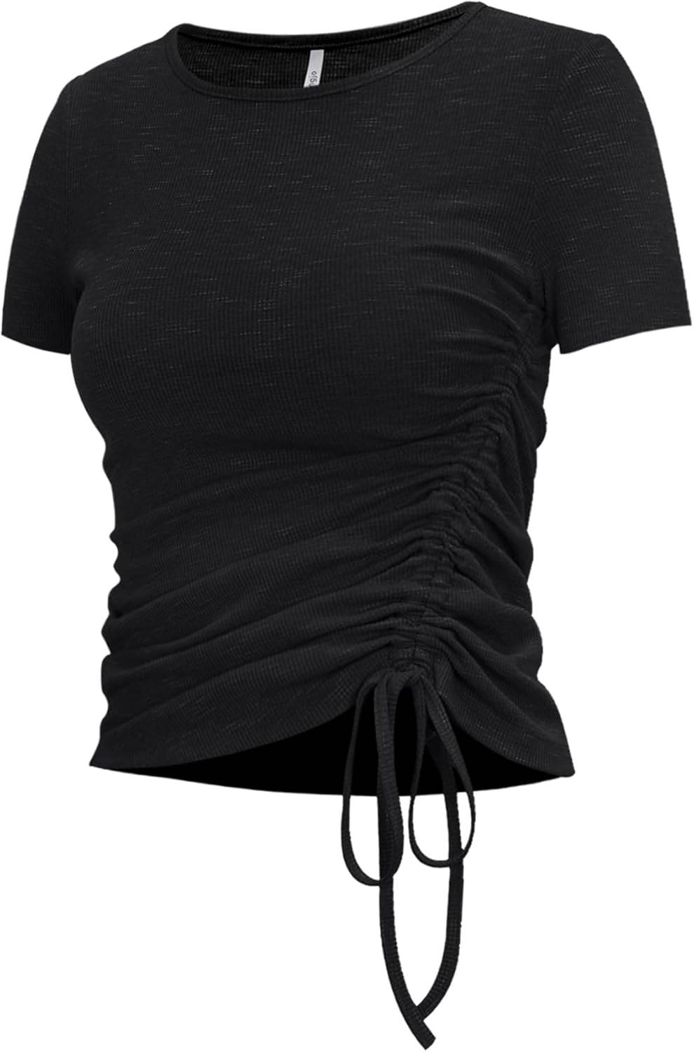 Womens Long/Short Sleeve Workout Tops Ruched Side Yoga Atheltic Shirt Slim Fitted - zenfulharmony.com