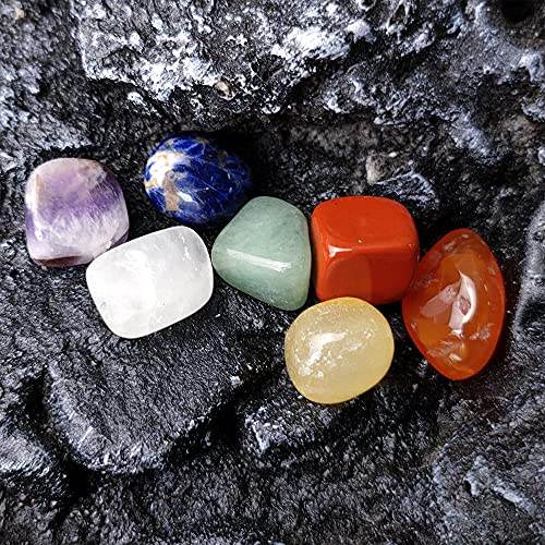 Chakra Crystal Stones Healing Kit, Healing Crystal Wands Crystals Points Reiki, 7 Chakra Set Tumbled Stones Reiki Chakra Meditation Therapy - zenfulharmony.com