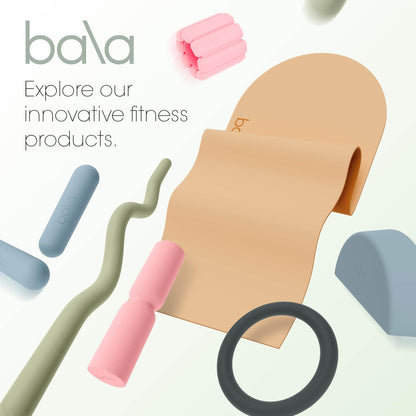 Bala Balance Blocks 2 Pack, Yoga Blocks for Working Out, (Sand) - Semi-Circular Yoga Accessories for Stretching & Exercise - Yoga Equipment for Home Workout - Yoga Block Essentials for Women & Men - zenfulharmony.com
