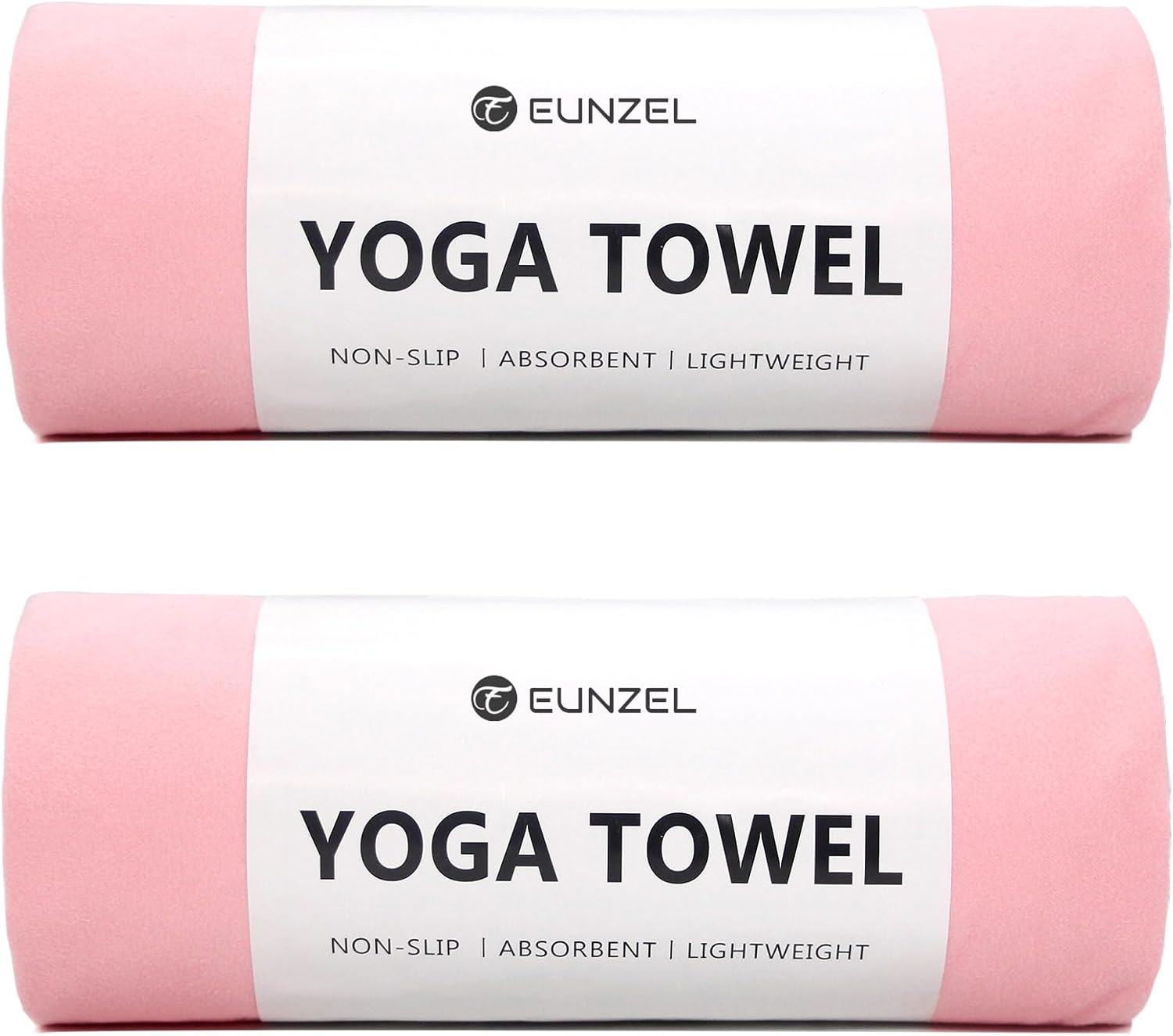 Eunzel 2 Pack Hot Yoga Towel Non Slip Yoga Mat Towel Non-Slip Sweat Absorbent Microfiber Towel for Hot Yoga, Pilates and Workout 72" x 26.5", Blue/Purple - zenfulharmony.com