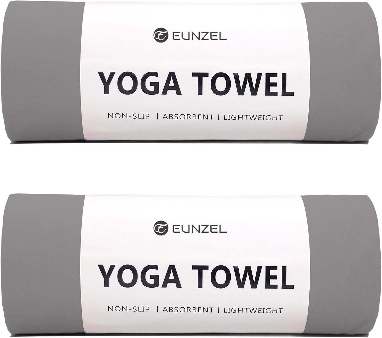Eunzel 2 Pack Hot Yoga Towel Non Slip Yoga Mat Towel Non-Slip Sweat Absorbent Microfiber Towel for Hot Yoga, Pilates and Workout 72" x 26.5", Blue/Purple - zenfulharmony.com