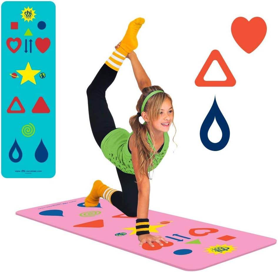 Yoga Mat, Yoga Game, Kids, Tween, Adult sizes, How-To Poster, Free Game App, Follow the Symbols, Aligns the Body, Easy to Learn, All Levels, Chi Mat, Yoga, Fitness, Exercise, Meditation, Wellness - zenfulharmony.com