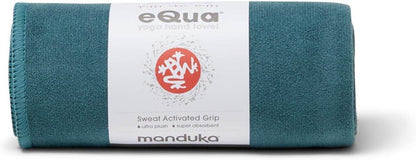 Manduka eQua Yoga Hand Towel - Quick Drying Microfiber, Lightweight, Yoga Accessories Easy for Travel - zenfulharmony.com
