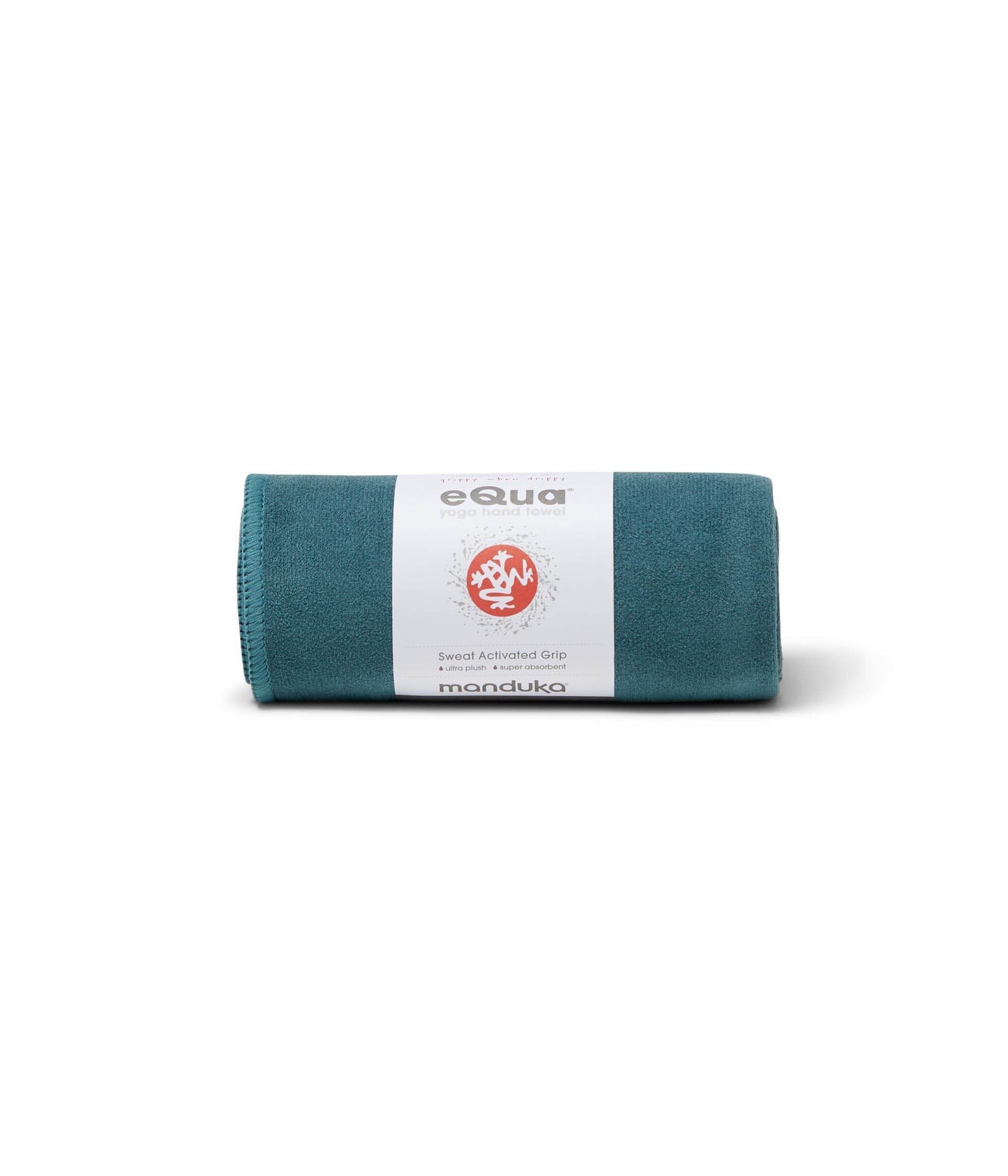 Manduka eQua Yoga Hand Towel - Quick Drying Microfiber, Lightweight, Yoga Accessories Easy for Travel, 16 Inch (40cm), Sage Solid - zenfulharmony.com