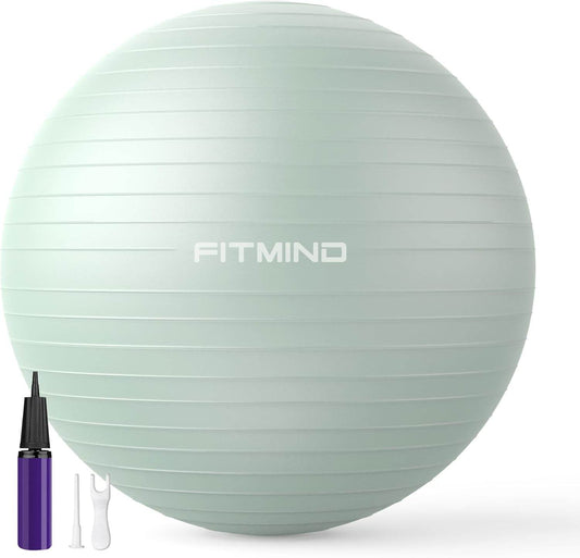 Extra Thick Exercise Ball Yoga Ball 22in/26in/30in for Workout Pregnancy Stability,Anti-Burst and Slip Resistant Swiss Ball with Pump for Yoga, Pilates, Fitness,Birthing,Physical Therapy - zenfulharmony.com