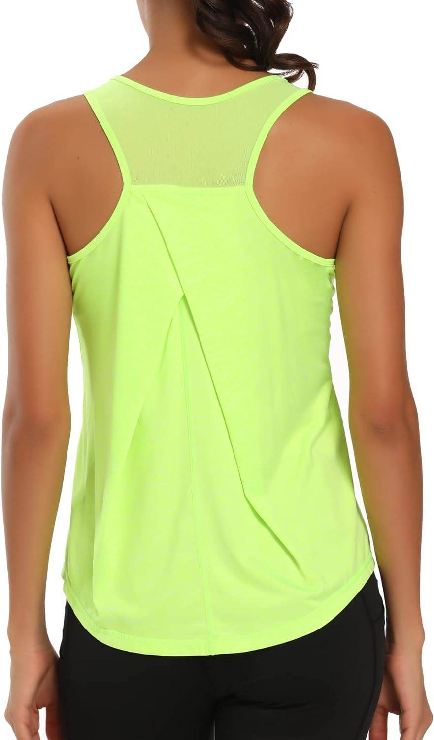 Aeuui Womens Workout Tops for Women Racerback Tank Tops Mesh Yoga Shirts Athletic Running Tank Tops Sleeveless Gym Clothes - zenfulharmony.com