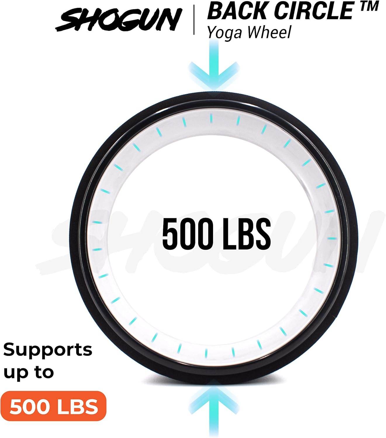 Shogun Yoga Wheel Roller for Back Pain Relief - Back Roller Stretching Device for Spine Stretching, Improved Flexibility & Mobility - zenfulharmony.com