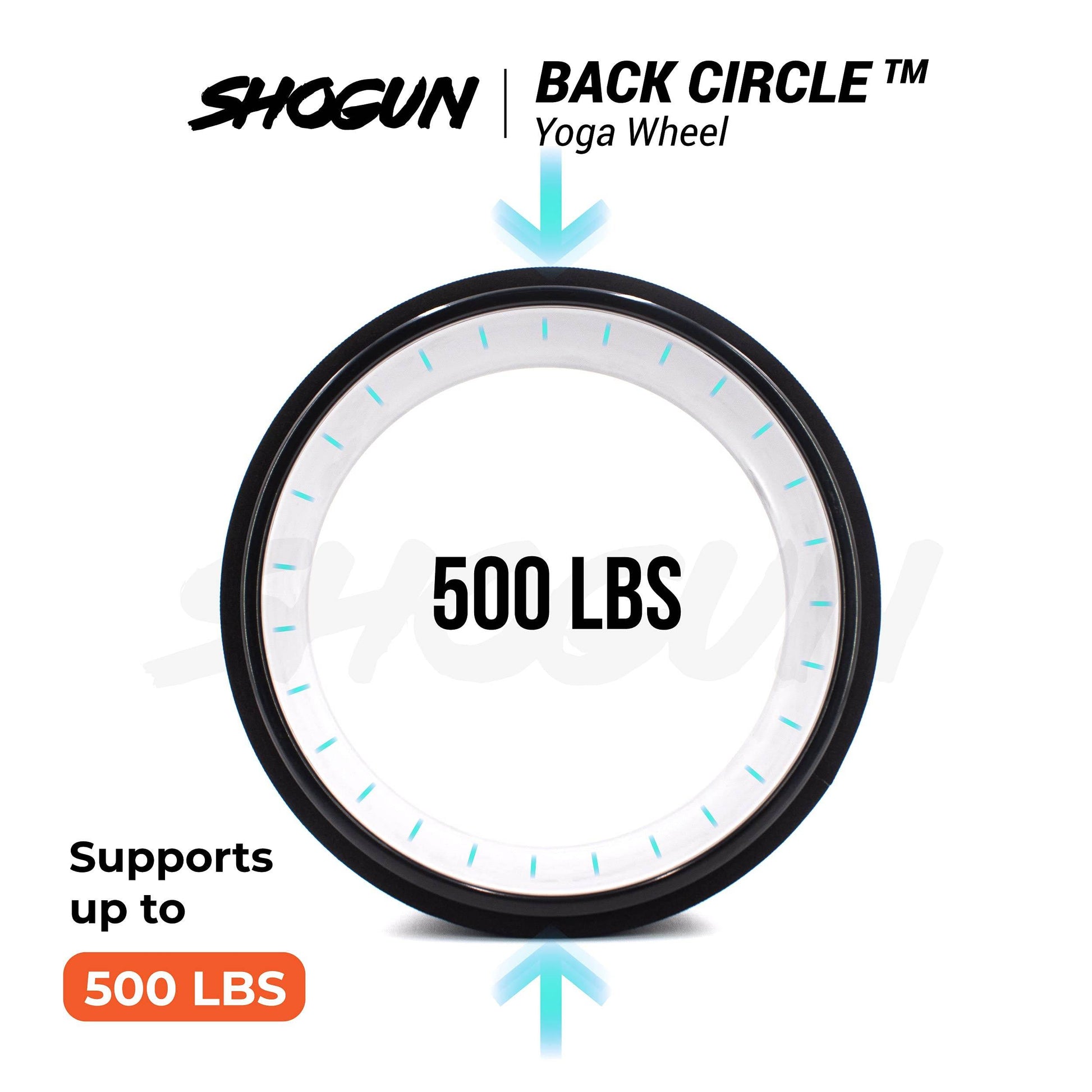 Shogun Yoga Wheel Roller for Back Pain Relief - Back Roller Wheel Stretching Device for Back Pain Relief - Back Cracking Wheel Perfect for Spine Stretching, Improved Flexibility & Mobility - zenfulharmony.com