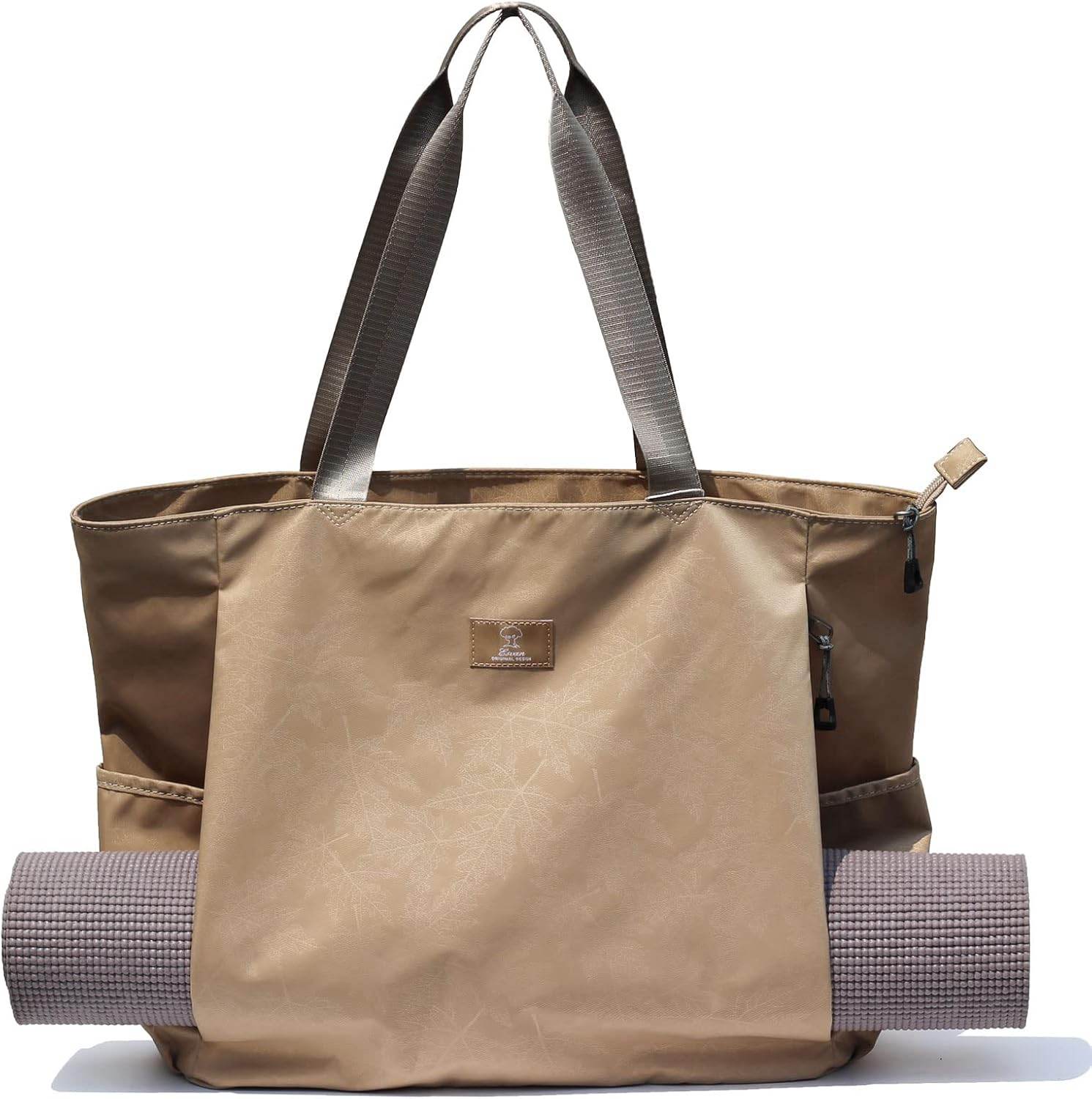 ESVAN Yoga Mat Bag Yoga Tote Carrier Shoulder Bag Carryall Tote for Office,Yoga,Pilates,Travel,Beach and Gym - zenfulharmony.com