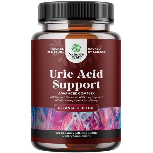 Herbal Uric Acid Cleanse and Detox - Essential Daily Kidney Cleanse and Uric Acid Support for Adults – Joint Support Supplement and Detox Cleanse with Tart Cherry Extract Capsules for Men and Women - zenfulharmony.com
