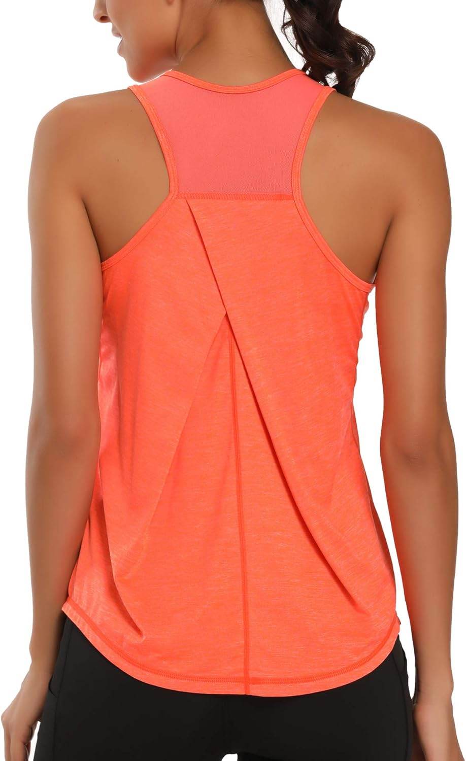 Aeuui Womens Workout Tops for Women Racerback Tank Tops Mesh Yoga Shirts Athletic Running Tank Tops Sleeveless Gym Clothes - zenfulharmony.com