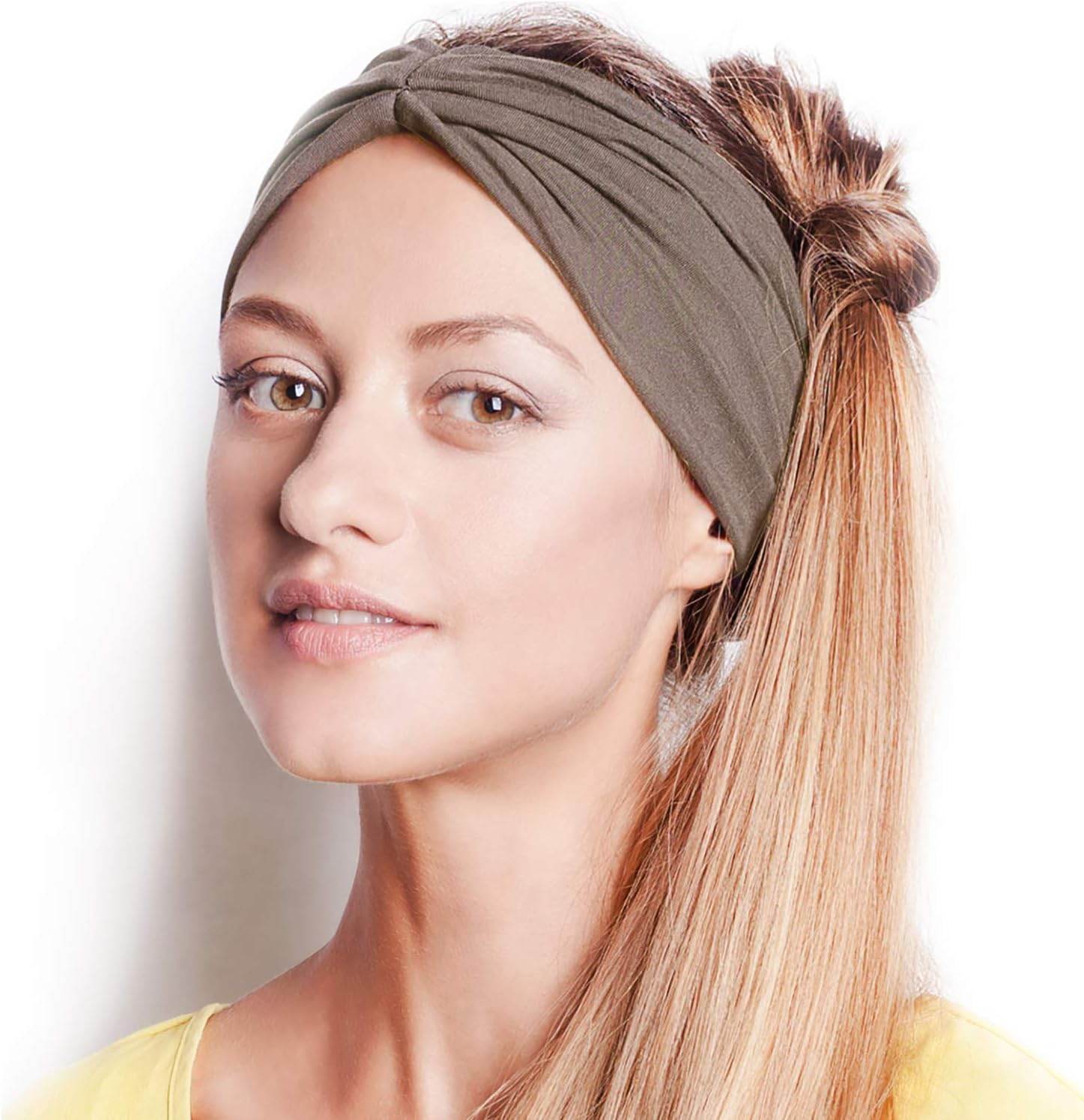 BLOM Non Slip Headbands - Wide, Multi-Style for Fashion, Travel, or Running - Gym Wrap - zenfulharmony.com