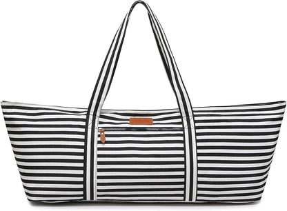 Large Yoga Mat Bag for Women Men, Travel Yoga Gym Bag for Pilates Office Beach Workout, Yoga Mat Tote Carrier with Mat Strap for 1/4" 1/2" Thick Exercise Yoga Mat - zenfulharmony.com