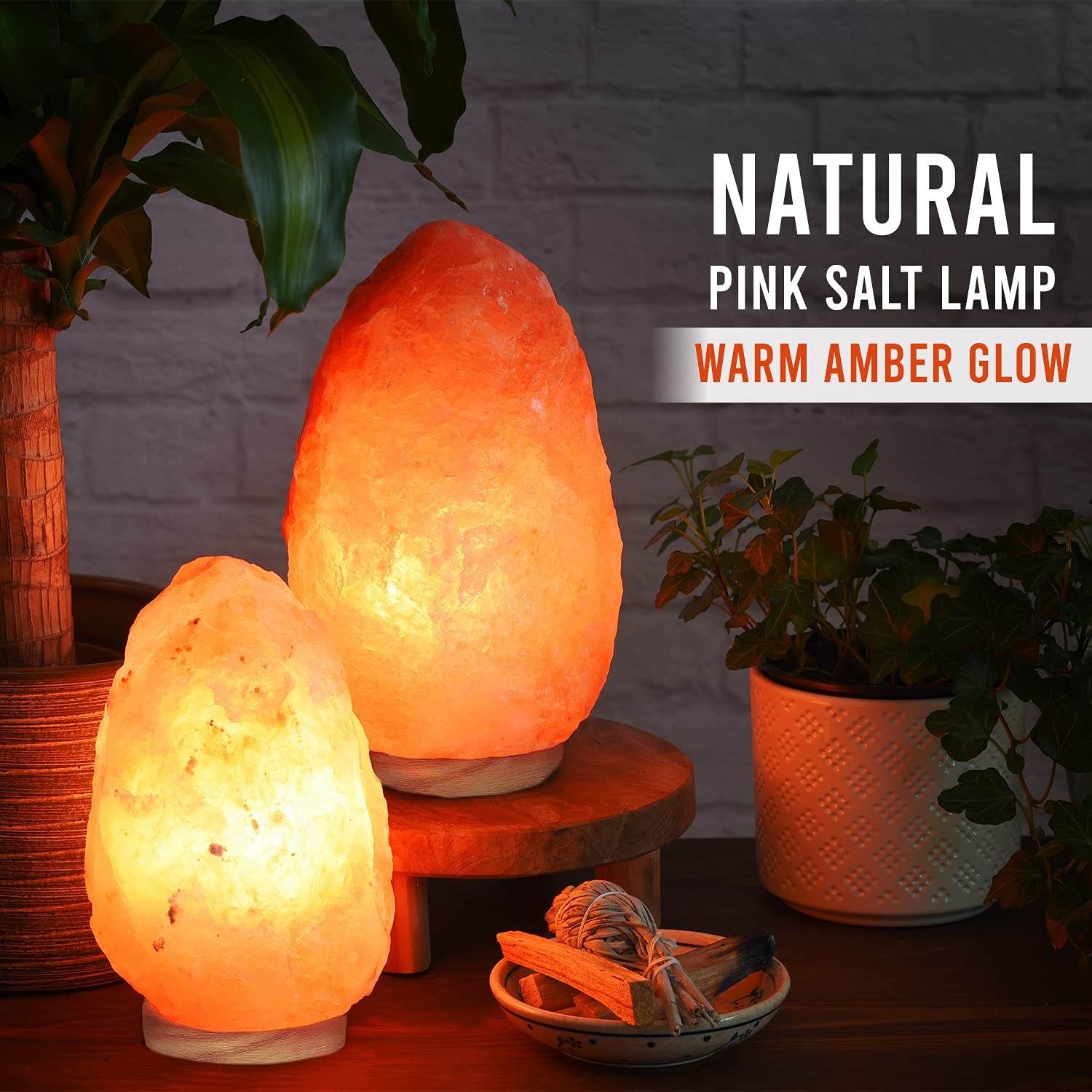 Himalayan Glow Salt Lamp with Dimmer Switch 5-7 lbs - zenfulharmony.com