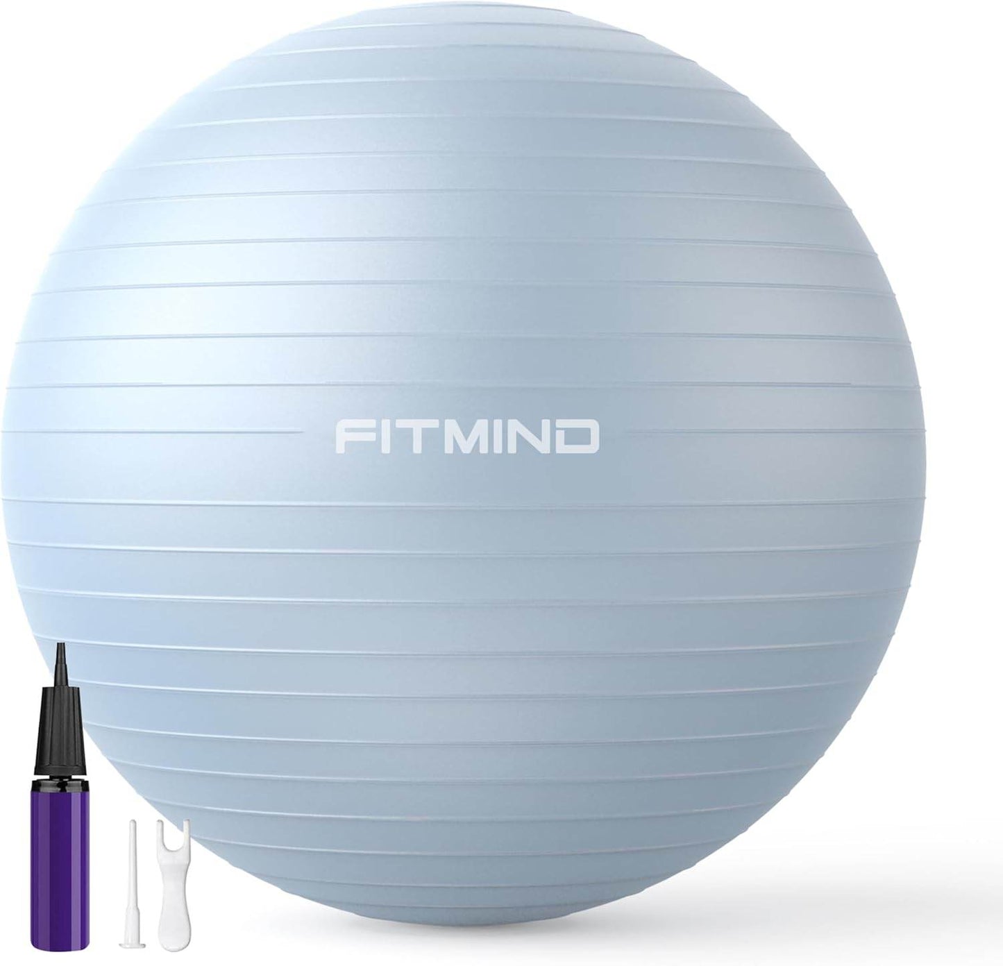 Extra Thick Exercise Ball Yoga Ball 22in/26in/30in for Workout Pregnancy Stability,Anti-Burst and Slip Resistant Swiss Ball with Pump for Yoga, Pilates, Fitness,Birthing,Physical Therapy - zenfulharmony.com