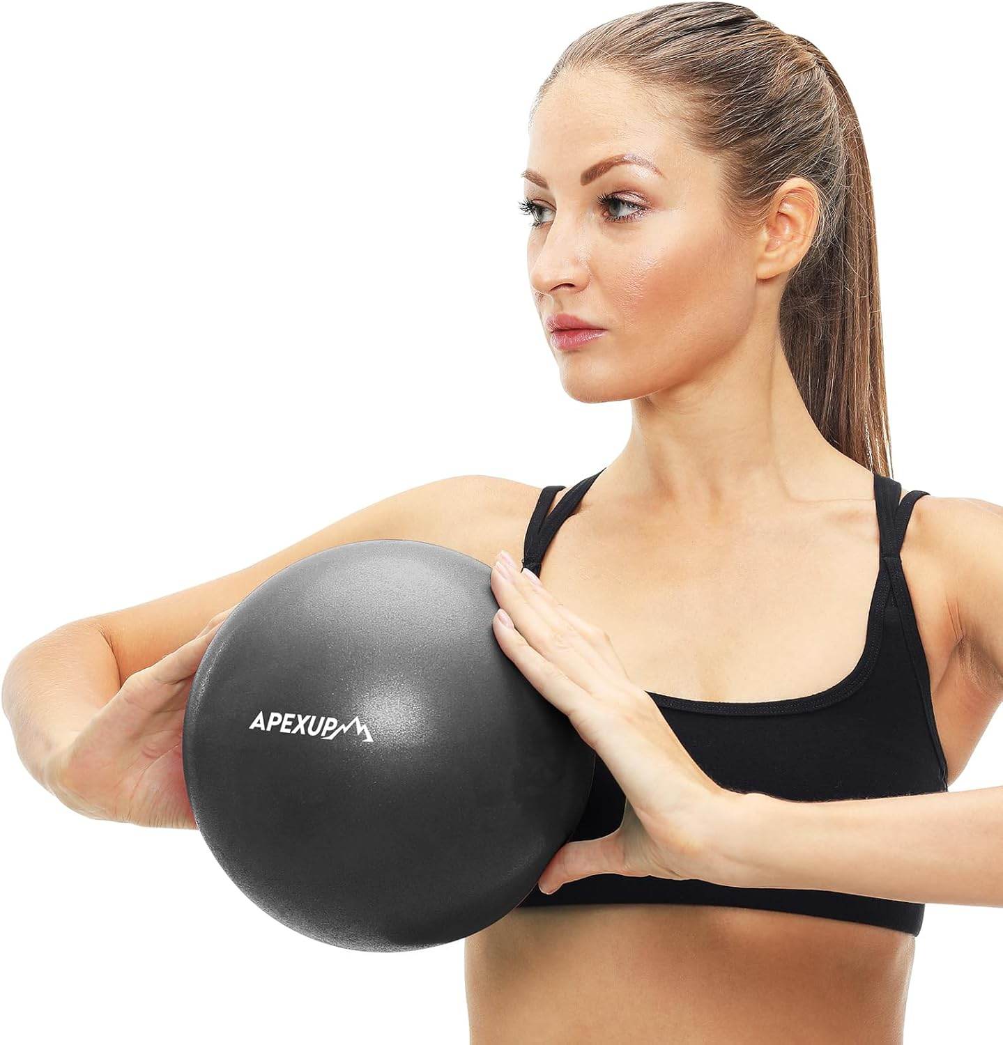 APEXUP Yoga Ball Exercise Ball, Pilates Ball, Anti Slip Stability Ball, Heavy Duty Gym Ball for Fitness, Balance, Core Workout, Physical Therapy - zenfulharmony.com